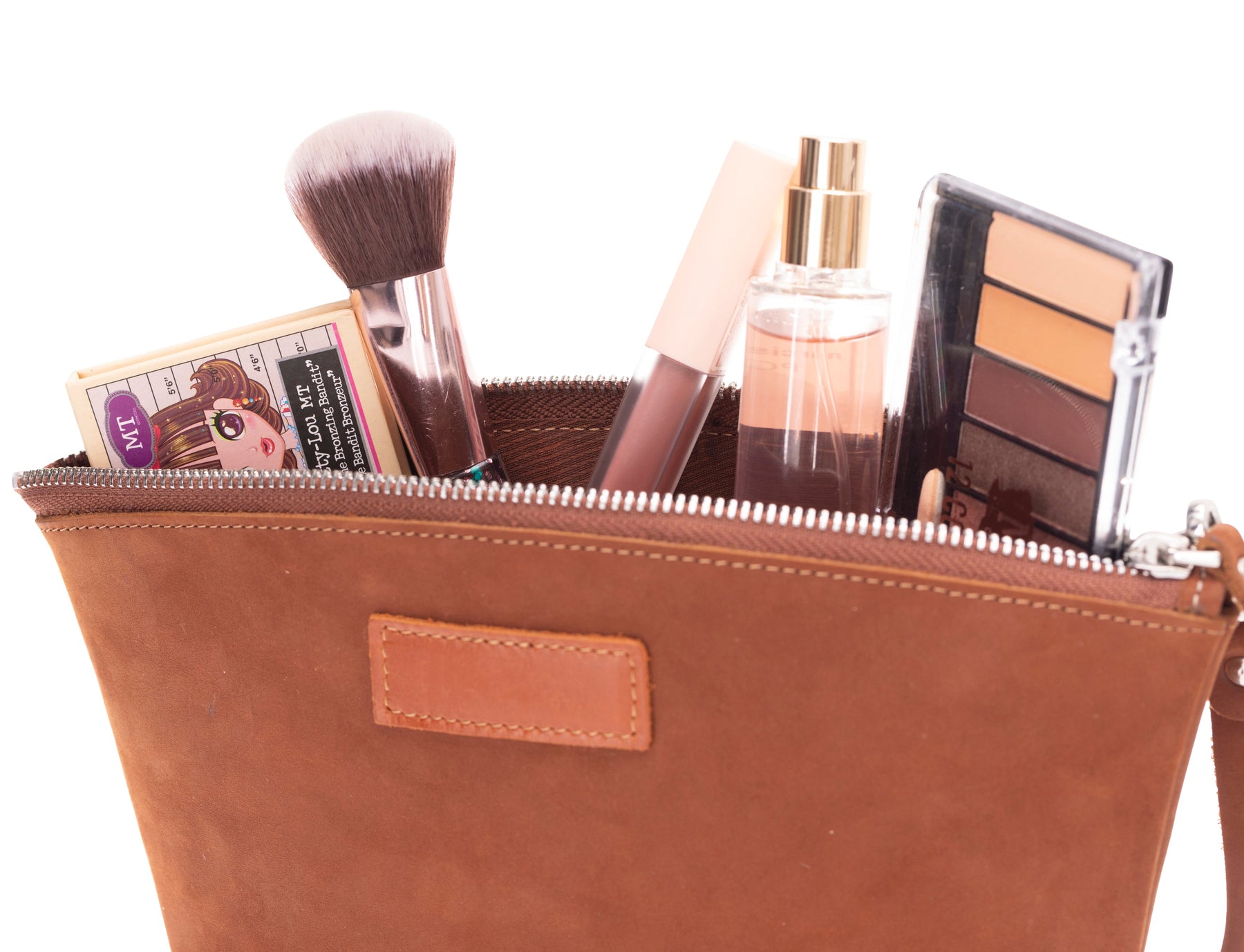 Luna Leren Make-up tas