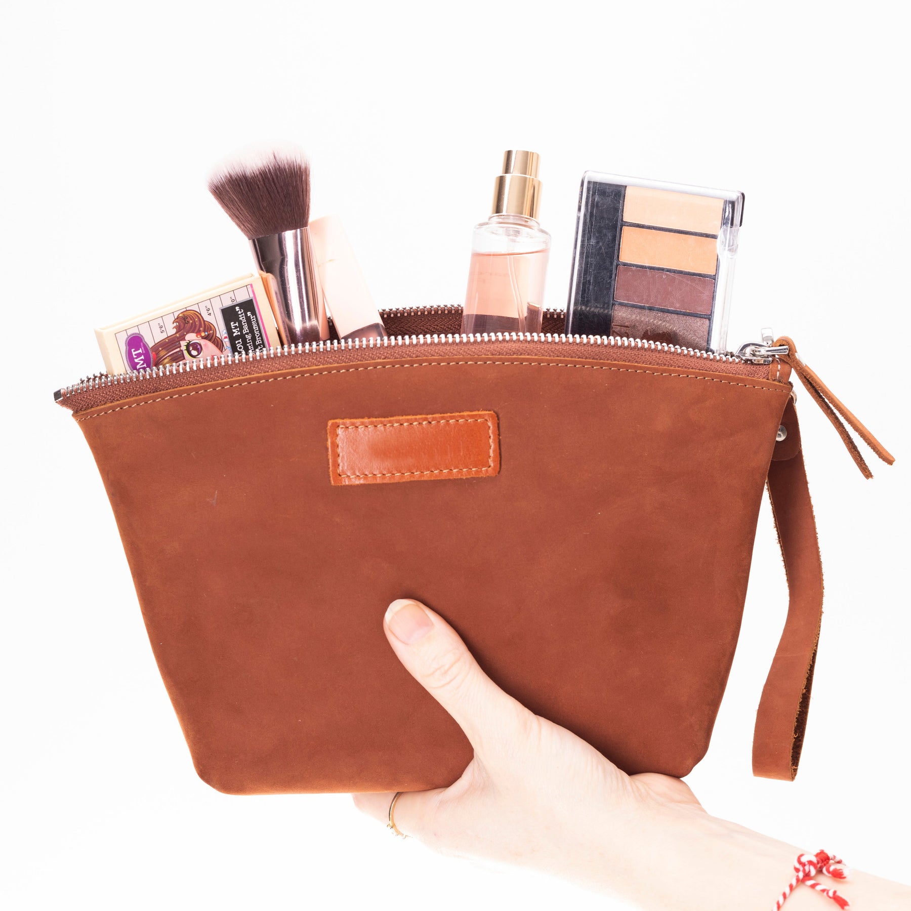 Luna Leren Make-up tas