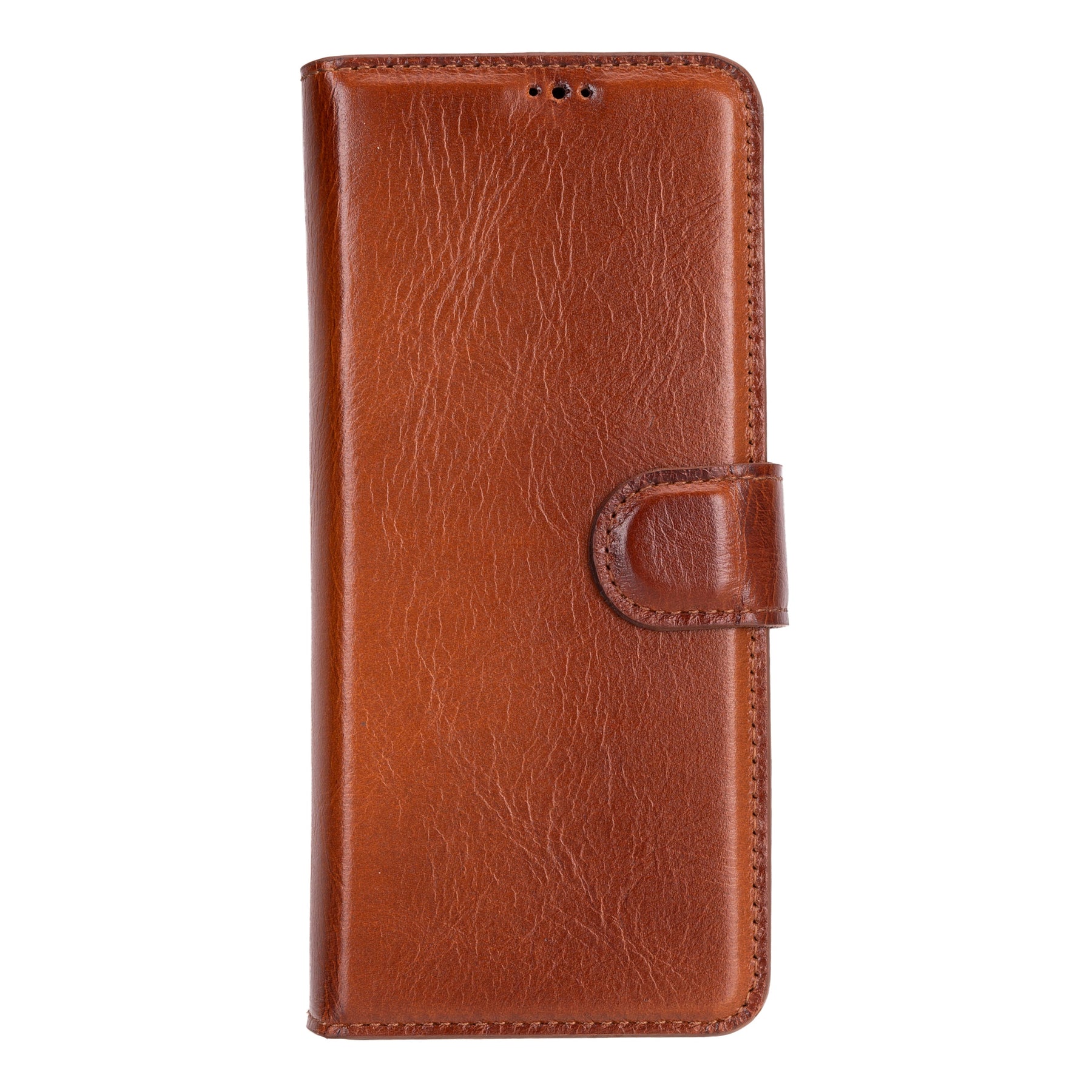 Niet-afneembare leren portemonneehoes voor de Samsung Galaxy Z Fold 5