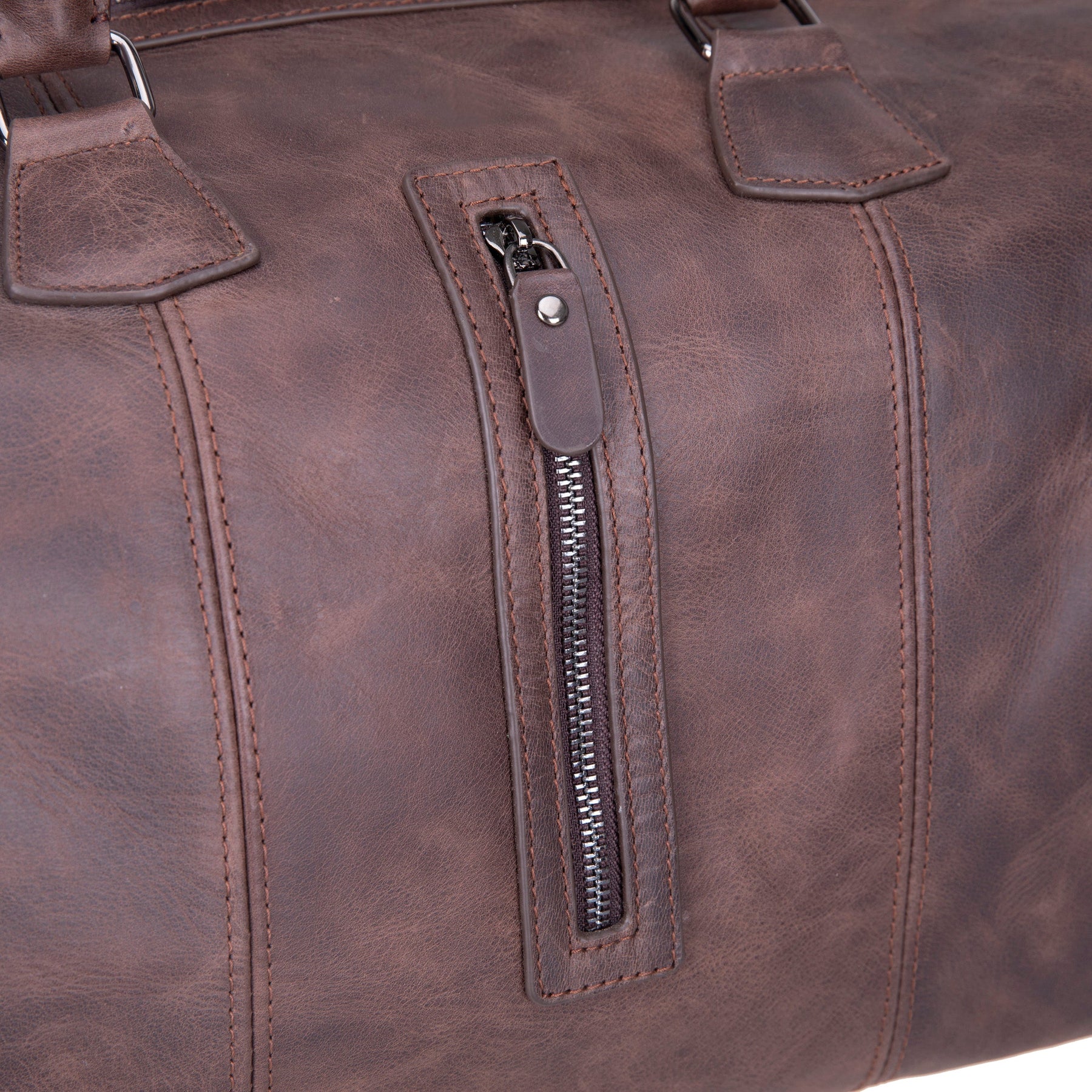 Leren Weekend Duffeltas