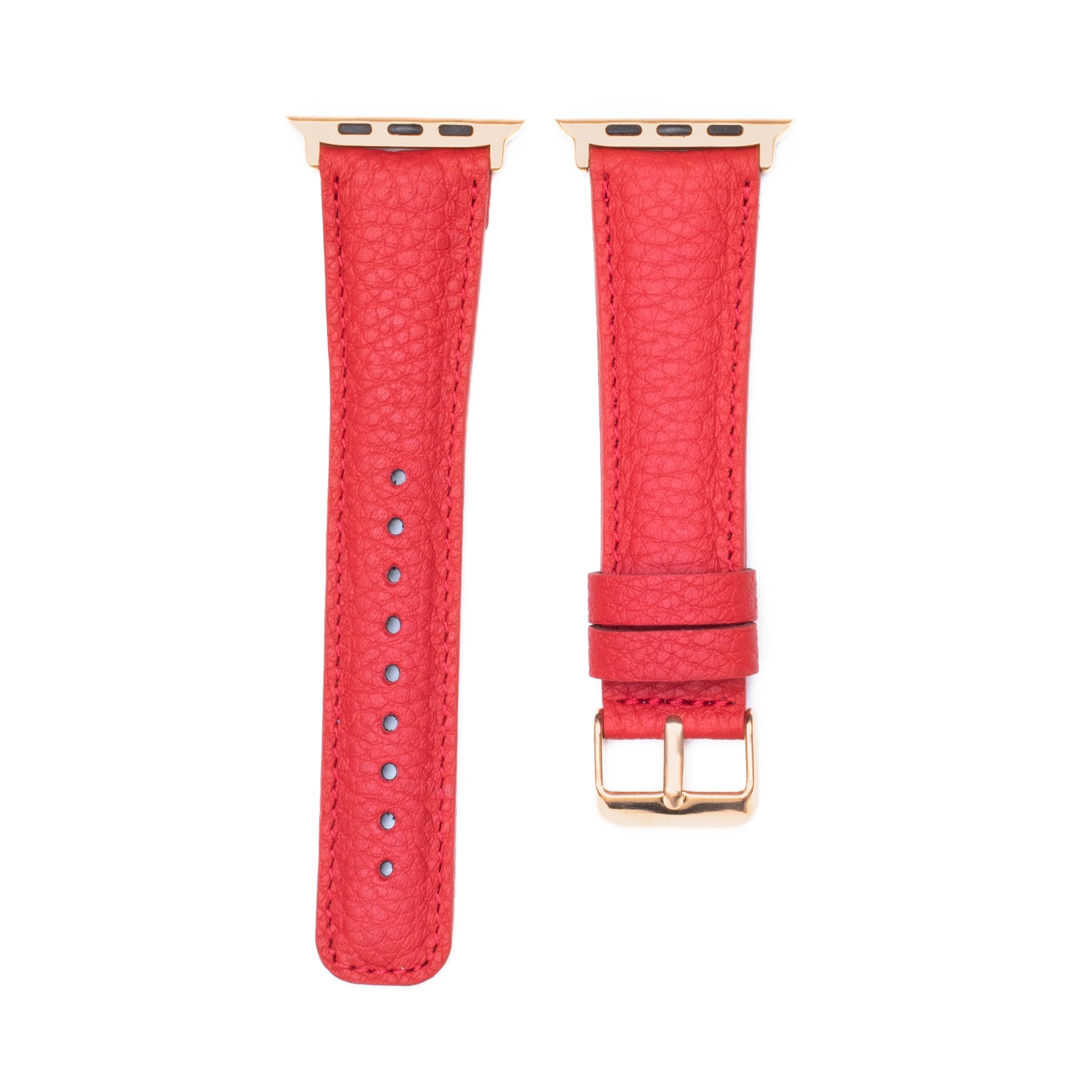 Leren Apple Watch Bandje - Ferrari Rood - Oblac