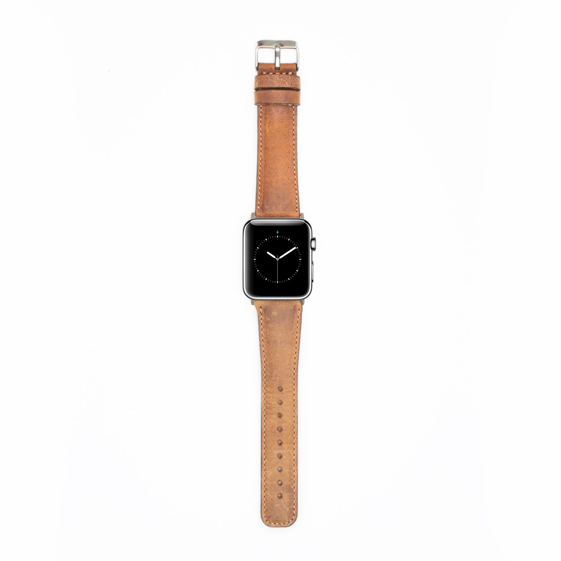 Leren Apple Watch Bandje - Antiek Bruin - Oblac