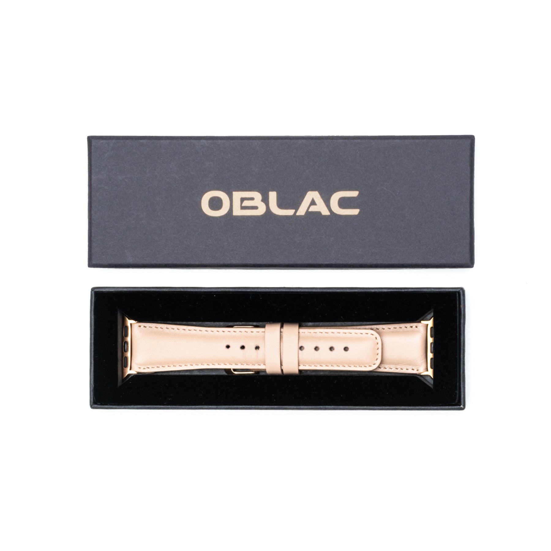 Leren Apple Watch Bandje - Amarant Roze - Oblac