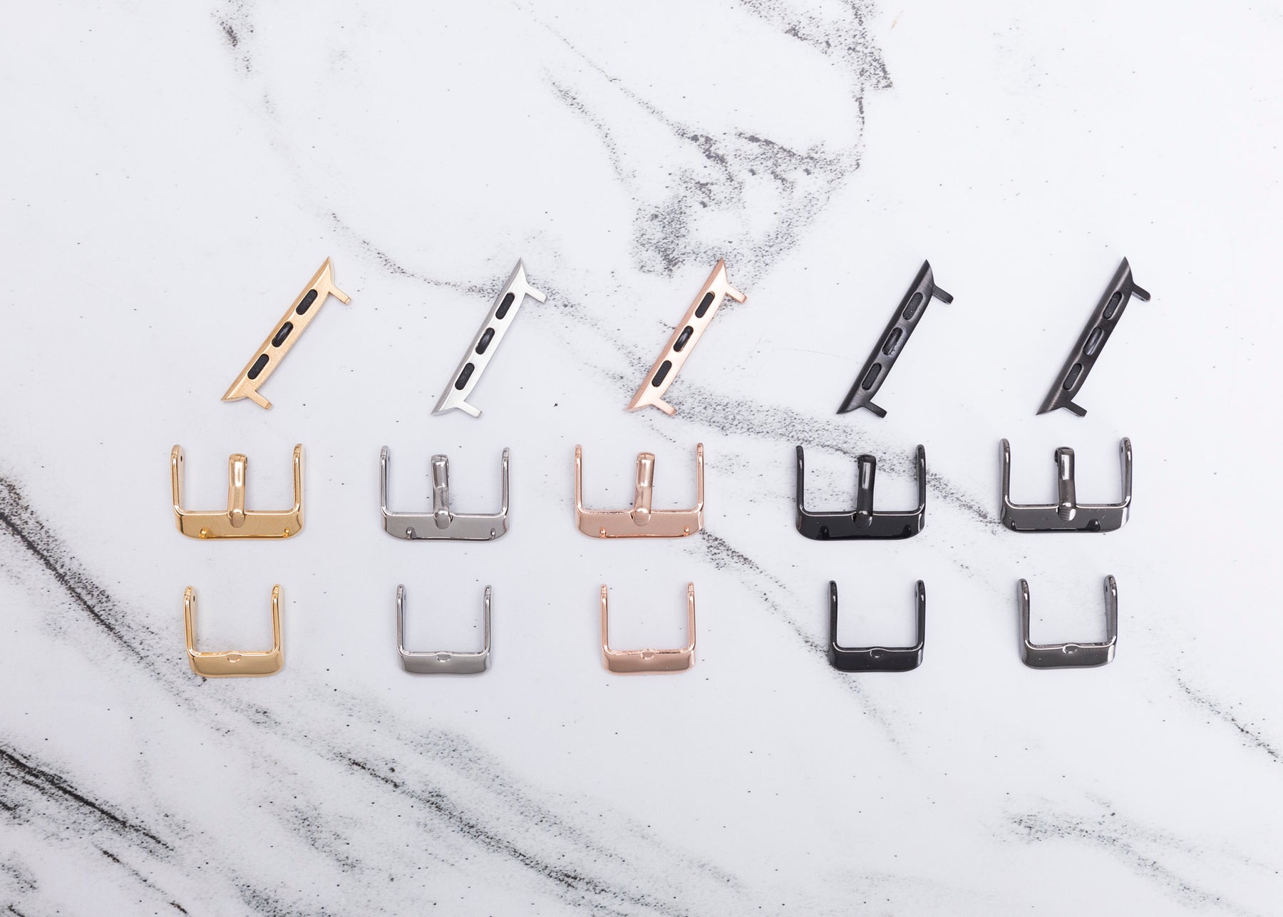 Leren Bandje Apple Watch S - Cognac Bruin - Oblac