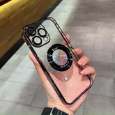 iPhone Hoesje met Magnetische Ring Kickstand en Camerabescherming