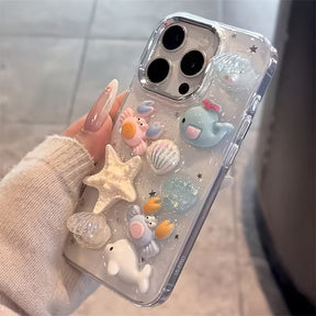 Telefoonhoesje in maritieme stijl met zeesteraccent