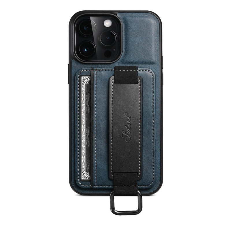 iPhone hoesje met ruimte voor een pasje aan de binnenzijde