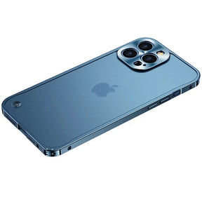 iPhone-Hoesje Met Metaalglans Frame en Matte Achterkant