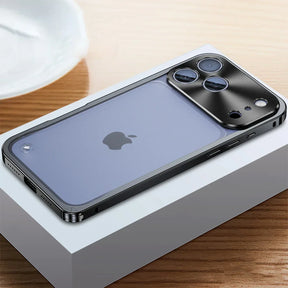 iPhone-Hoesje Met Metaalglans Frame en Matte Achterkant
