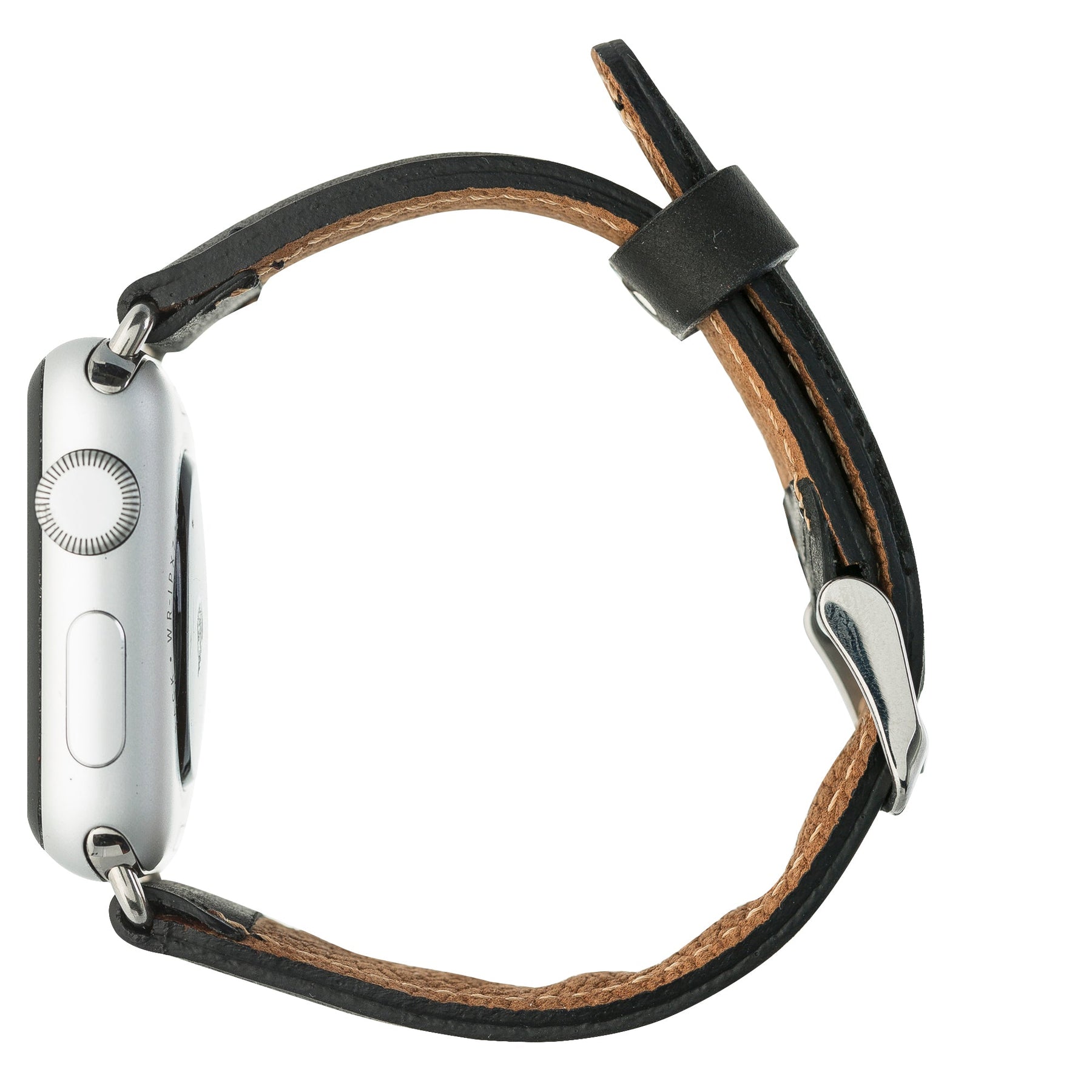 Apple Watch-bandje in klassieke stijl van echt leer
