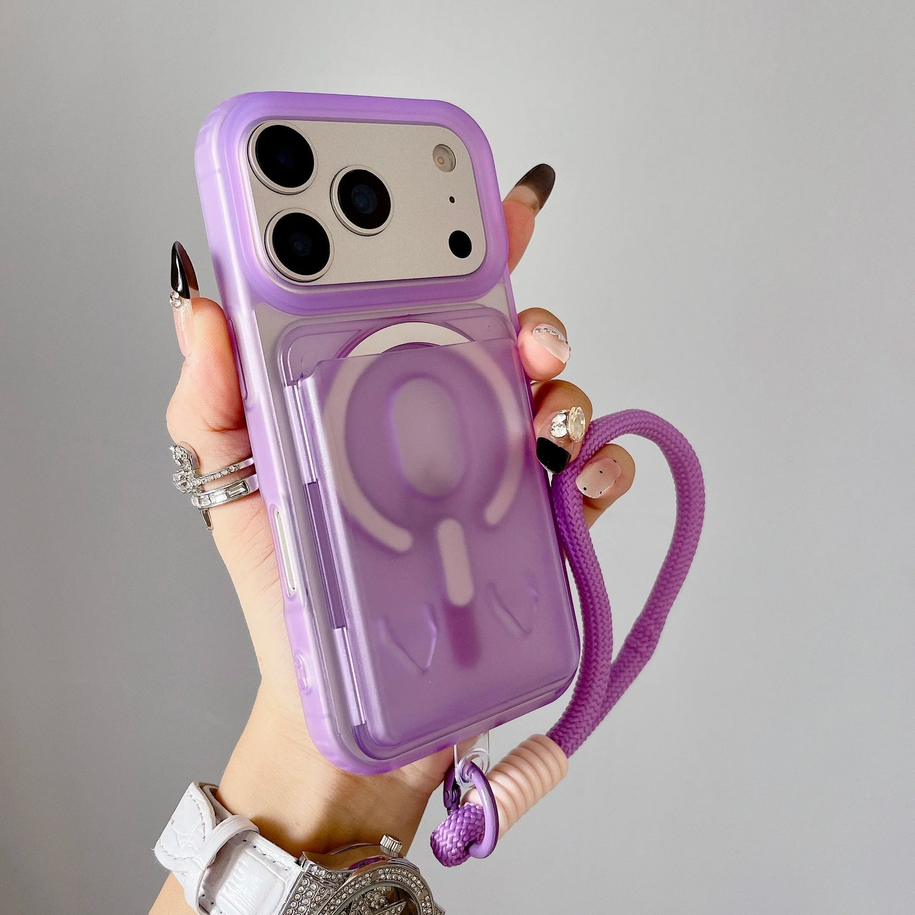 iPhone-hoesje Met Portemonnee En Polsband