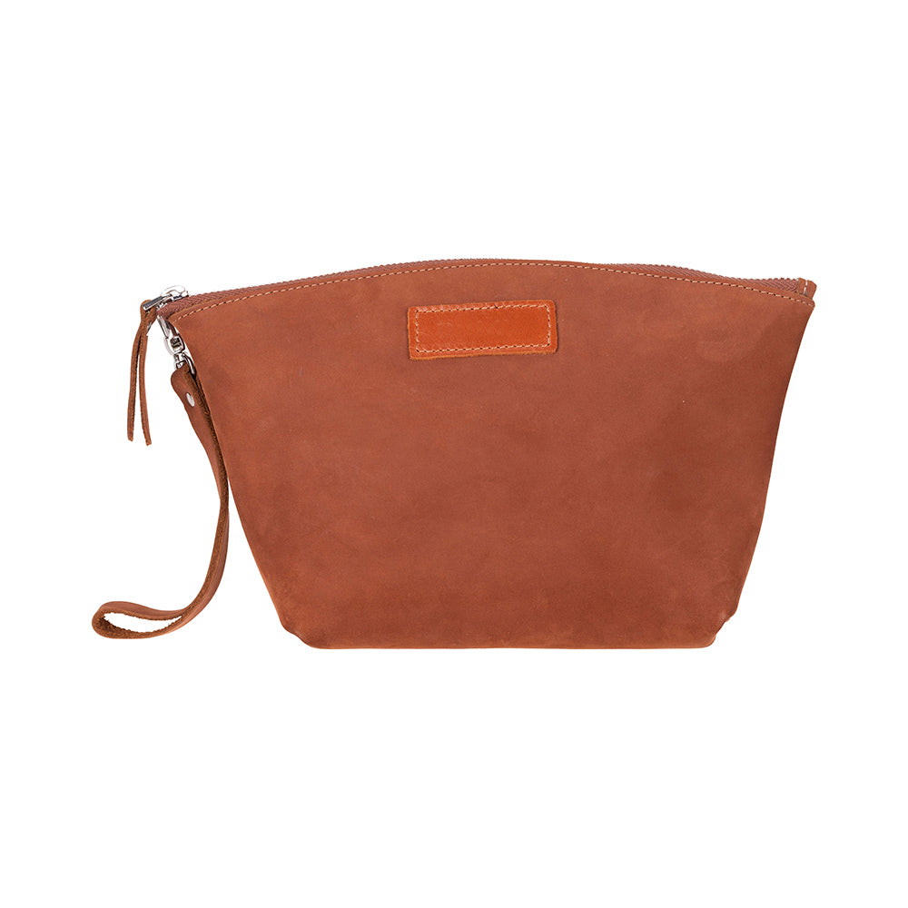 Luna Leren Make-up tas
