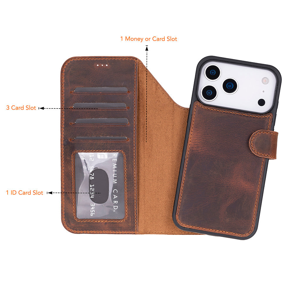 Nomad Modern Leather Case iPhone 17 Pro Max Bruin Leer Nomad Modern Leather Case iPhone 17 Pro Max Bruin Leer
