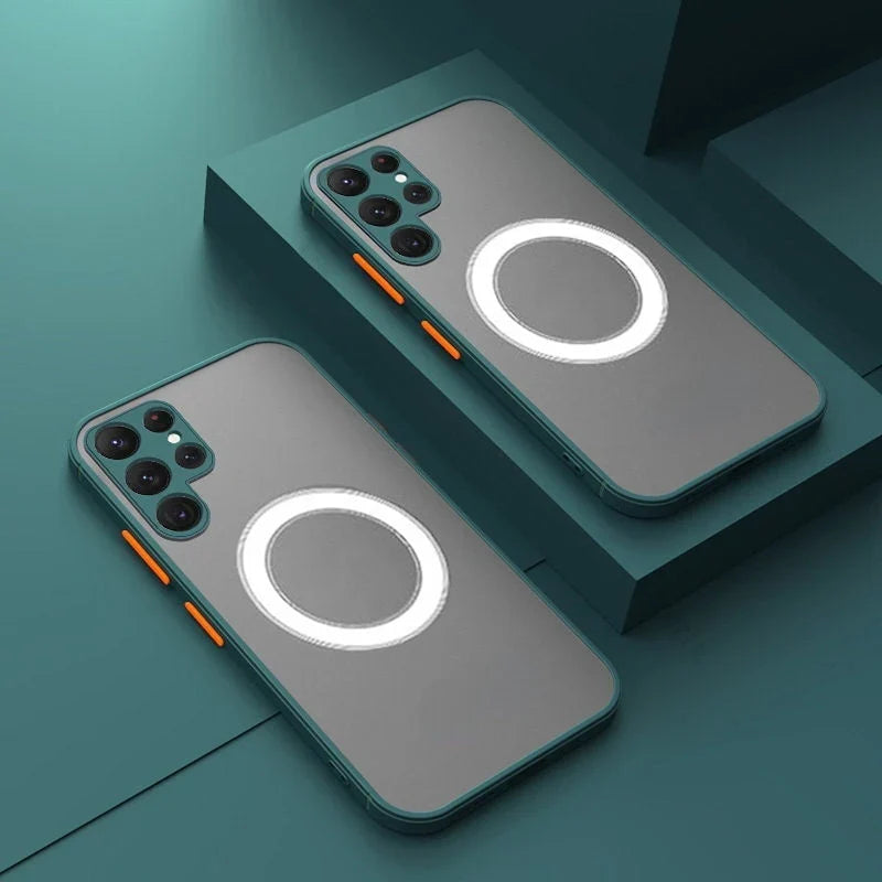 Telefoonhoesje met transparante rug en beschermende rand