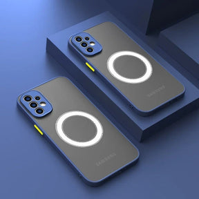 Achterkant van het hoesje met magnetische functie