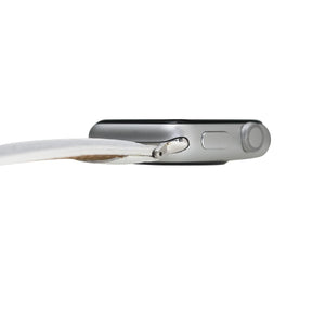 Klassieke, slanke Apple Watch-band van echt leer