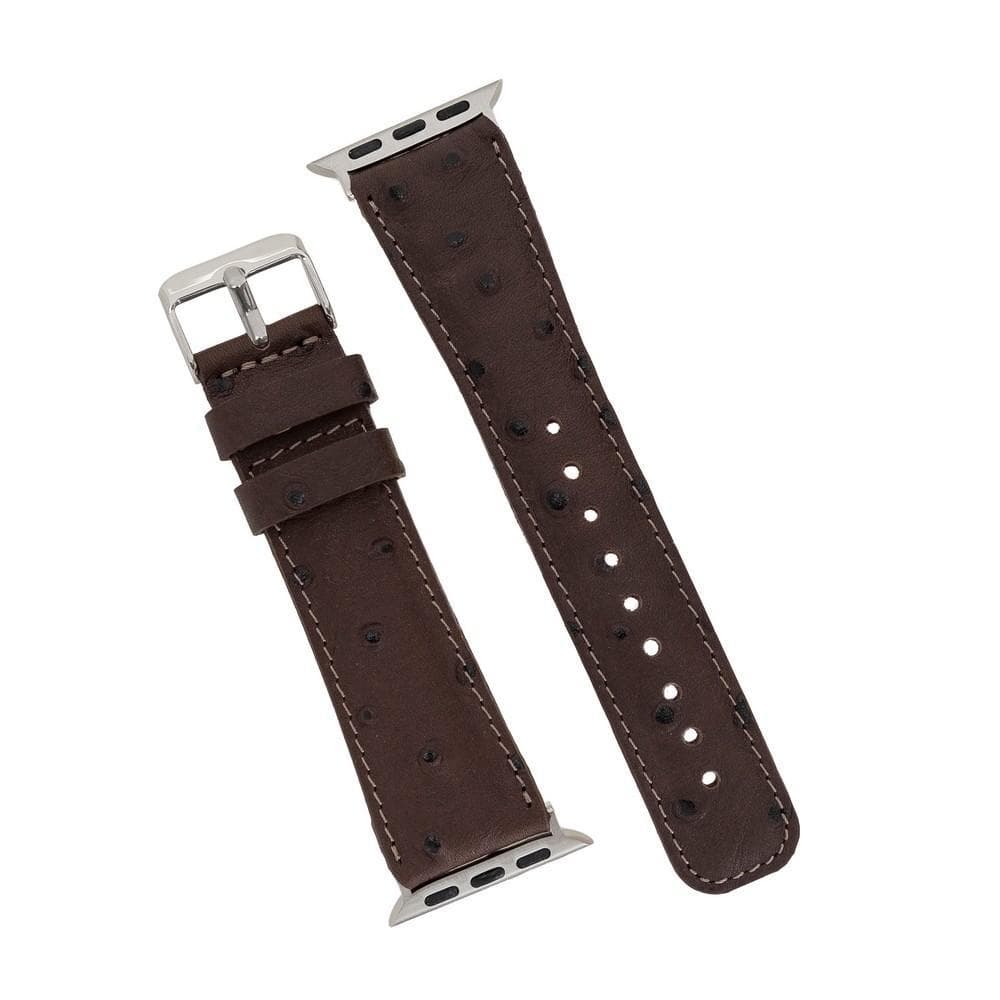 Apple Watch-bandje in klassieke stijl van echt leer