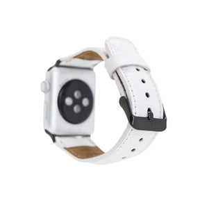 Apple Watch-bandje in klassieke stijl van echt leer