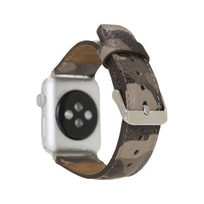 Apple Watch-bandje in klassieke stijl van echt leer