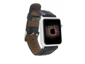 Apple Watch-bandje in klassieke stijl van echt leer