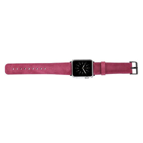 Apple Watch-bandje in klassieke stijl van echt leer