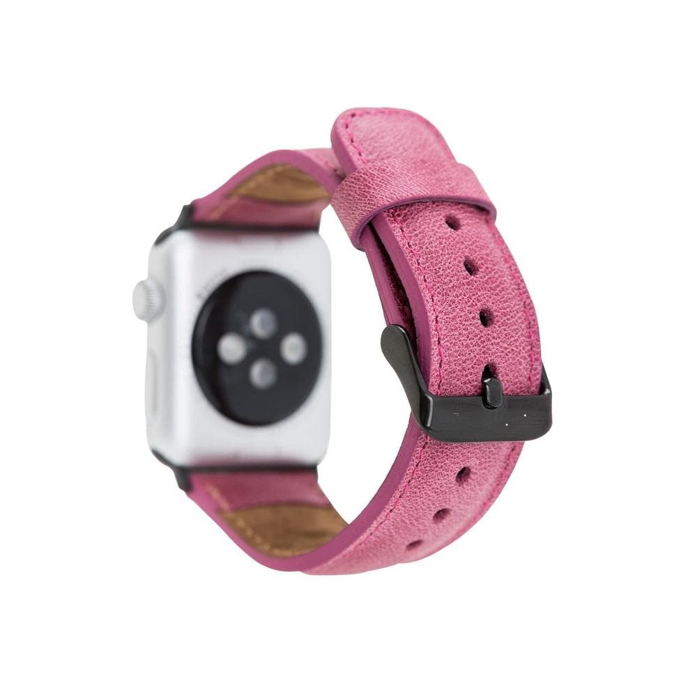 Apple Watch-bandje in klassieke stijl van echt leer
