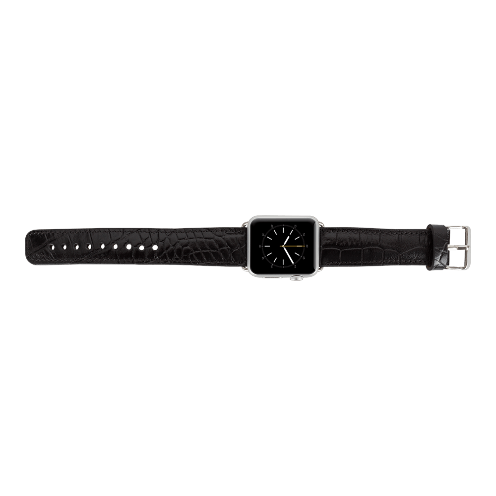 Apple Watch-bandje in klassieke stijl van echt leer