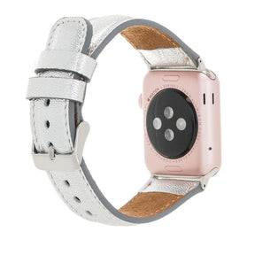 Apple Watch-bandje in klassieke stijl van echt leer