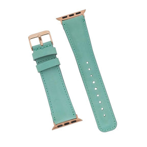 Apple Watch-bandje in klassieke stijl van echt leer