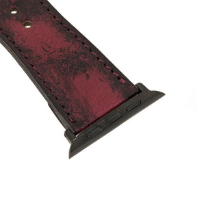 Apple Watch-bandje in klassieke stijl van echt leer