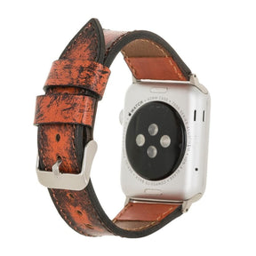 Apple Watch-bandje in klassieke stijl van echt leer