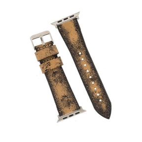 Apple Watch-bandje in klassieke stijl van echt leer