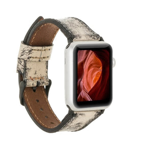 Apple Watch-bandje in klassieke stijl van echt leer