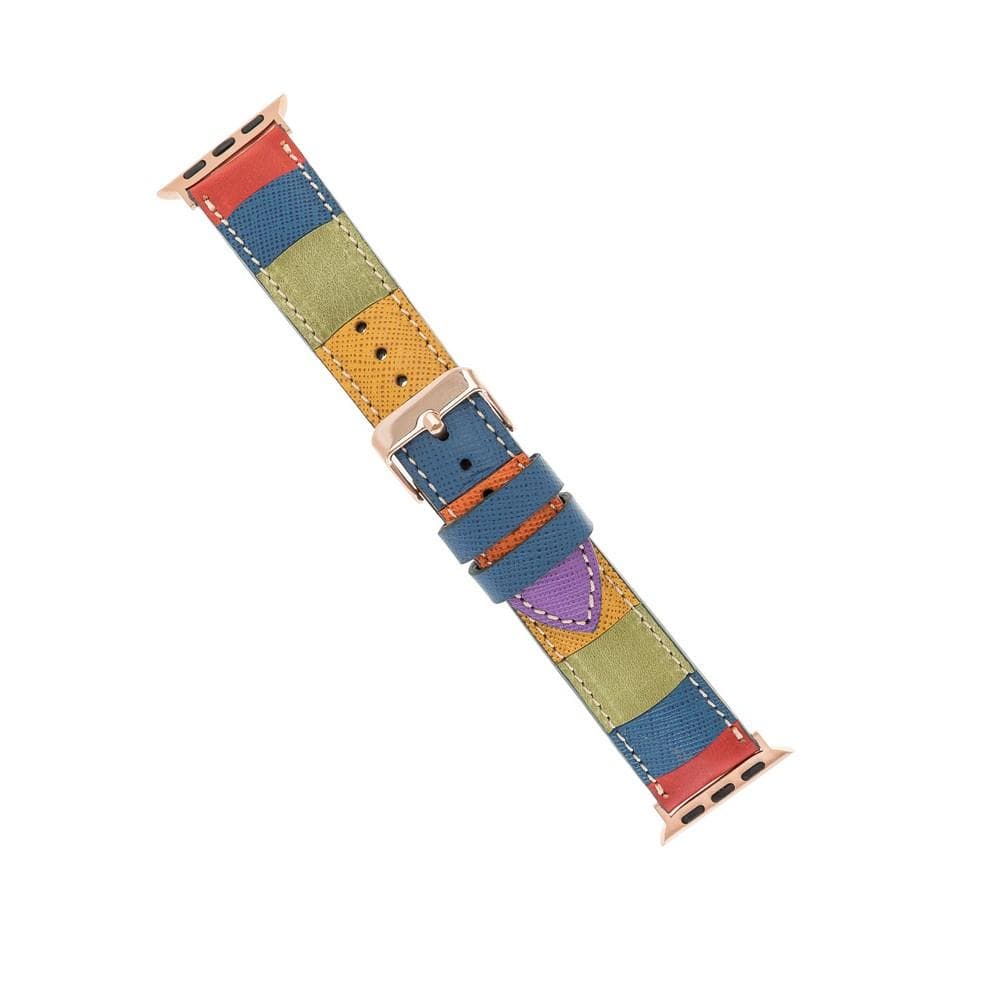 Apple Watch-bandje in klassieke stijl van echt leer