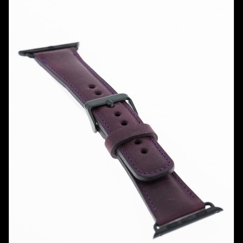 Apple Watch-bandje in klassieke stijl van echt leer