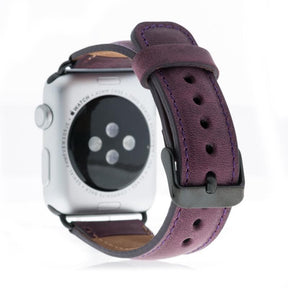 Apple Watch-bandje in klassieke stijl van echt leer