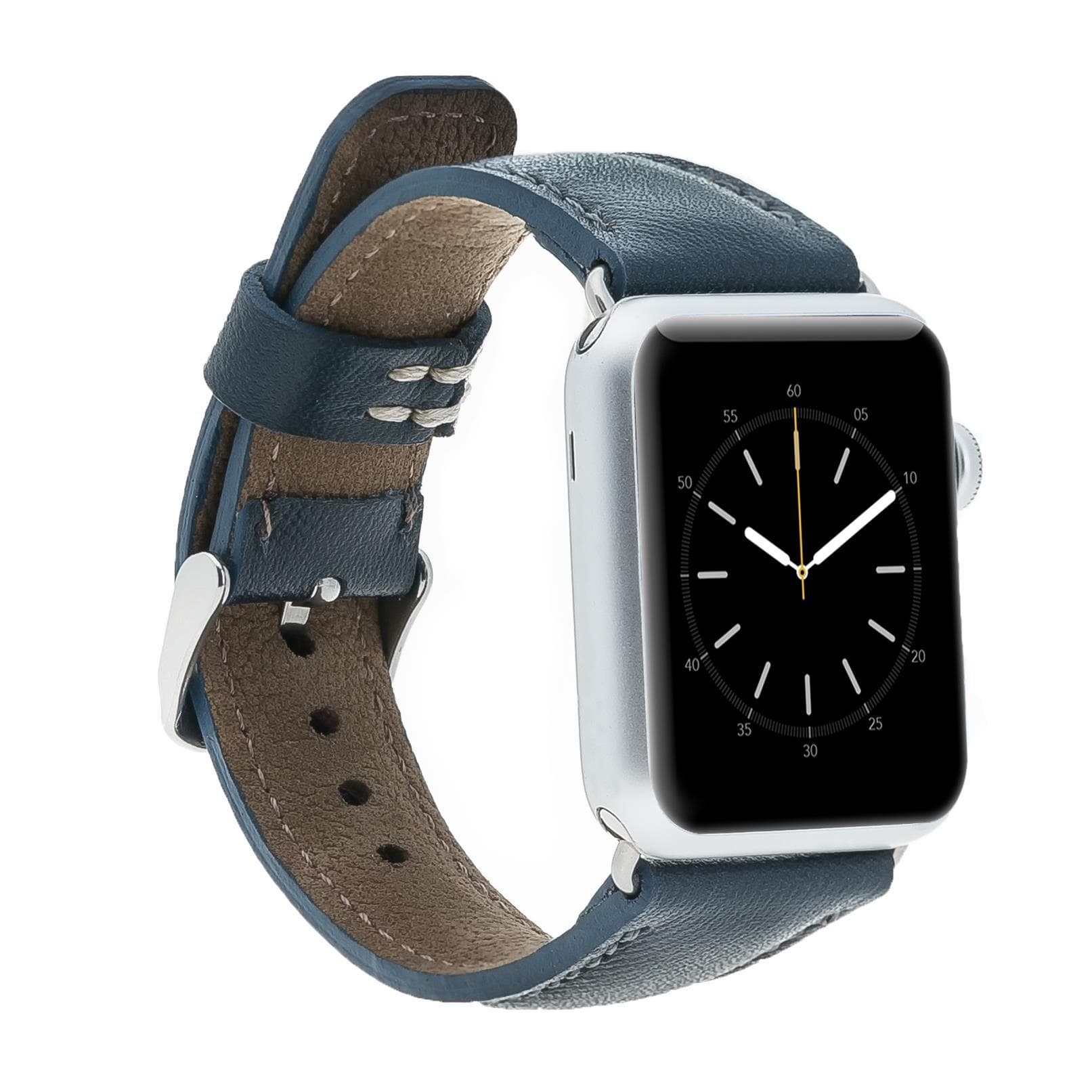 Apple Watch-bandje in klassieke stijl van echt leer