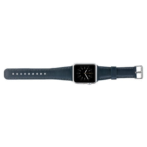 Apple Watch-bandje in klassieke stijl van echt leer