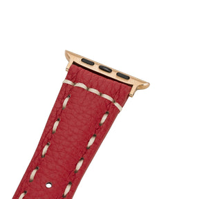 Apple Watch-bandje in klassieke stijl van echt leer