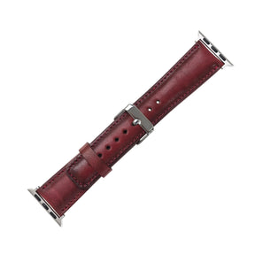 Apple Watch-bandje in klassieke stijl van echt leer