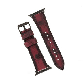 Apple Watch-bandje in klassieke stijl van echt leer