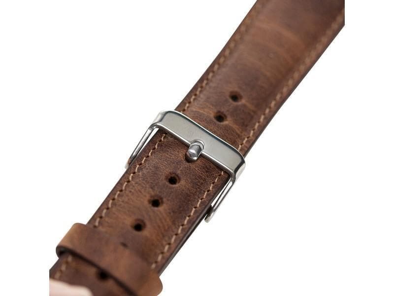 Apple Watch-bandje in klassieke stijl van echt leer