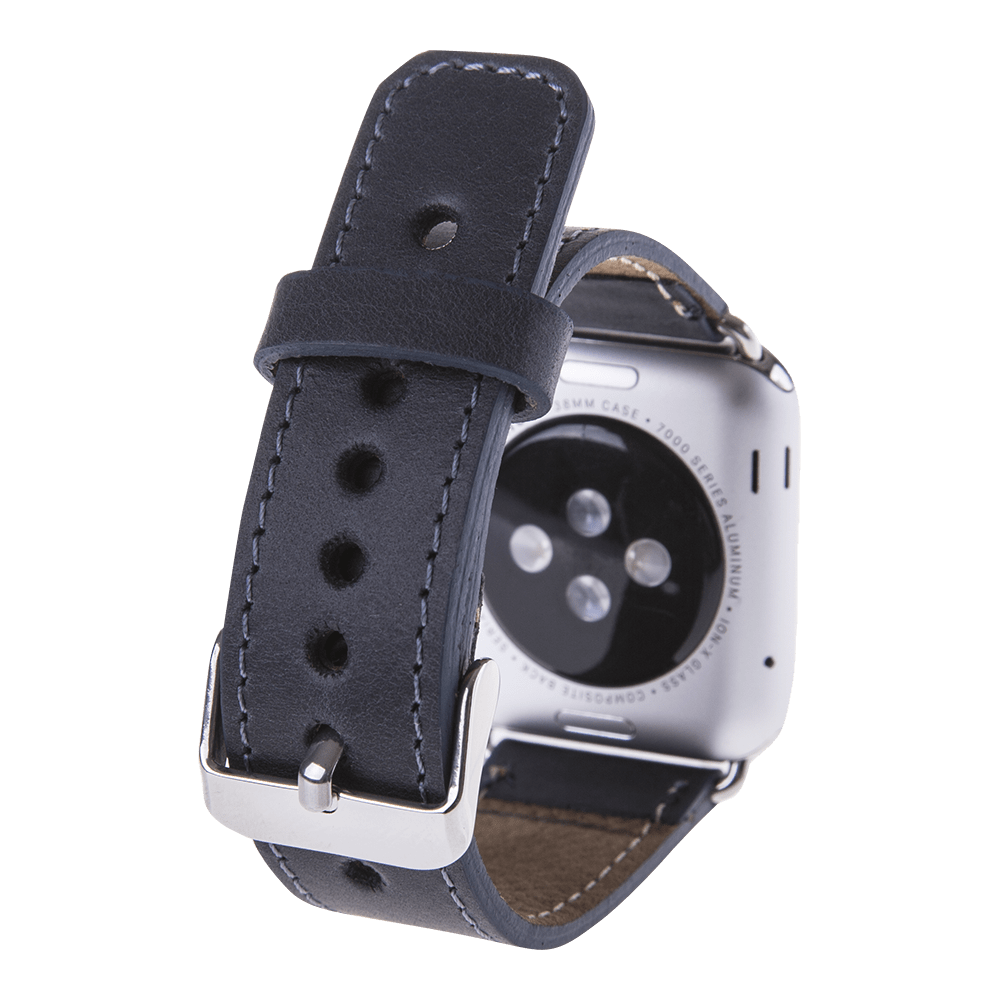 Apple Watch-bandje in klassieke stijl van echt leer