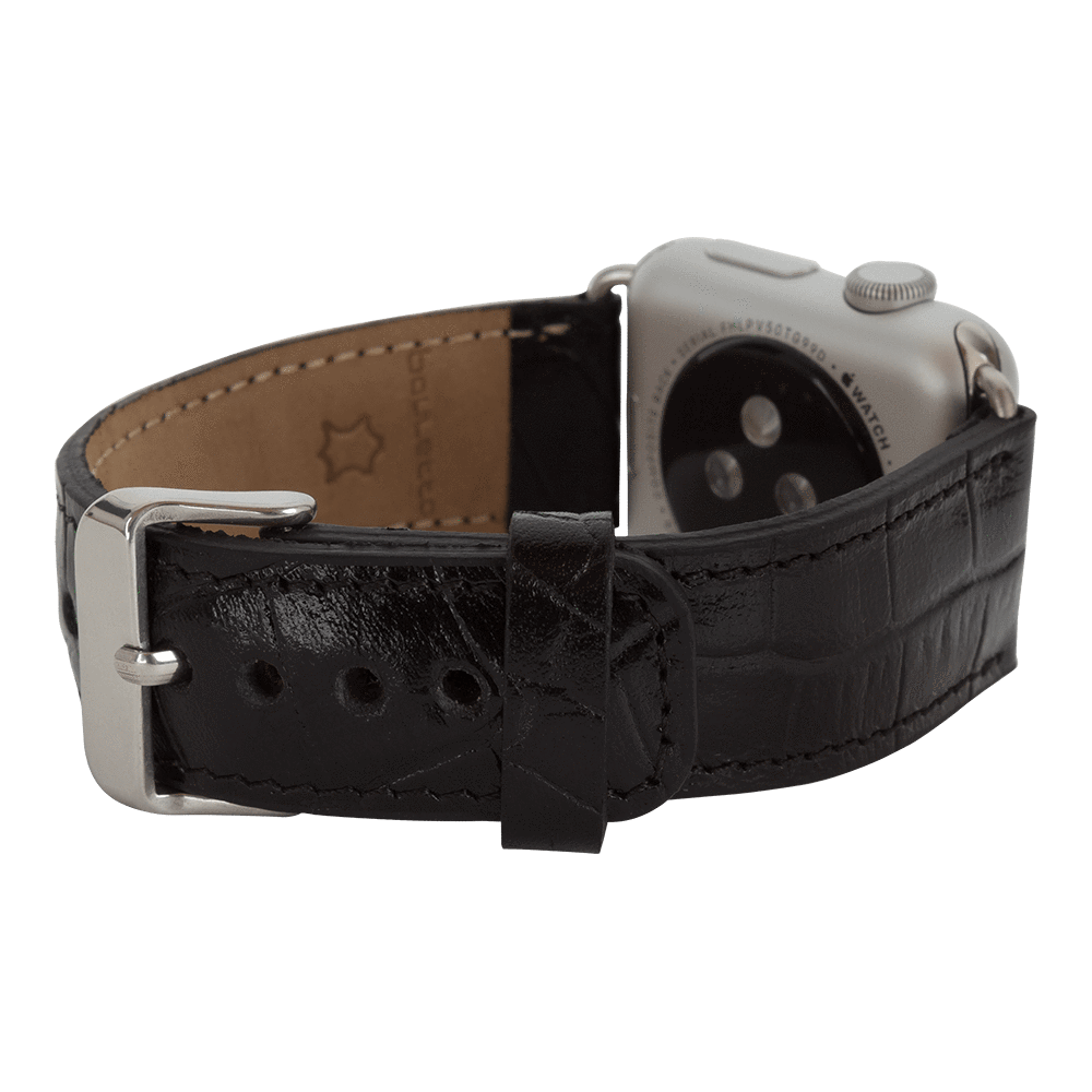 Apple Watch-bandje in klassieke stijl van echt leer