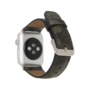 Apple Watch-bandje in klassieke stijl van echt leer