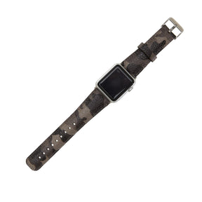 Apple Watch-bandje in klassieke stijl van echt leer