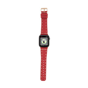 Apple Watch-bandje in klassieke stijl van echt leer