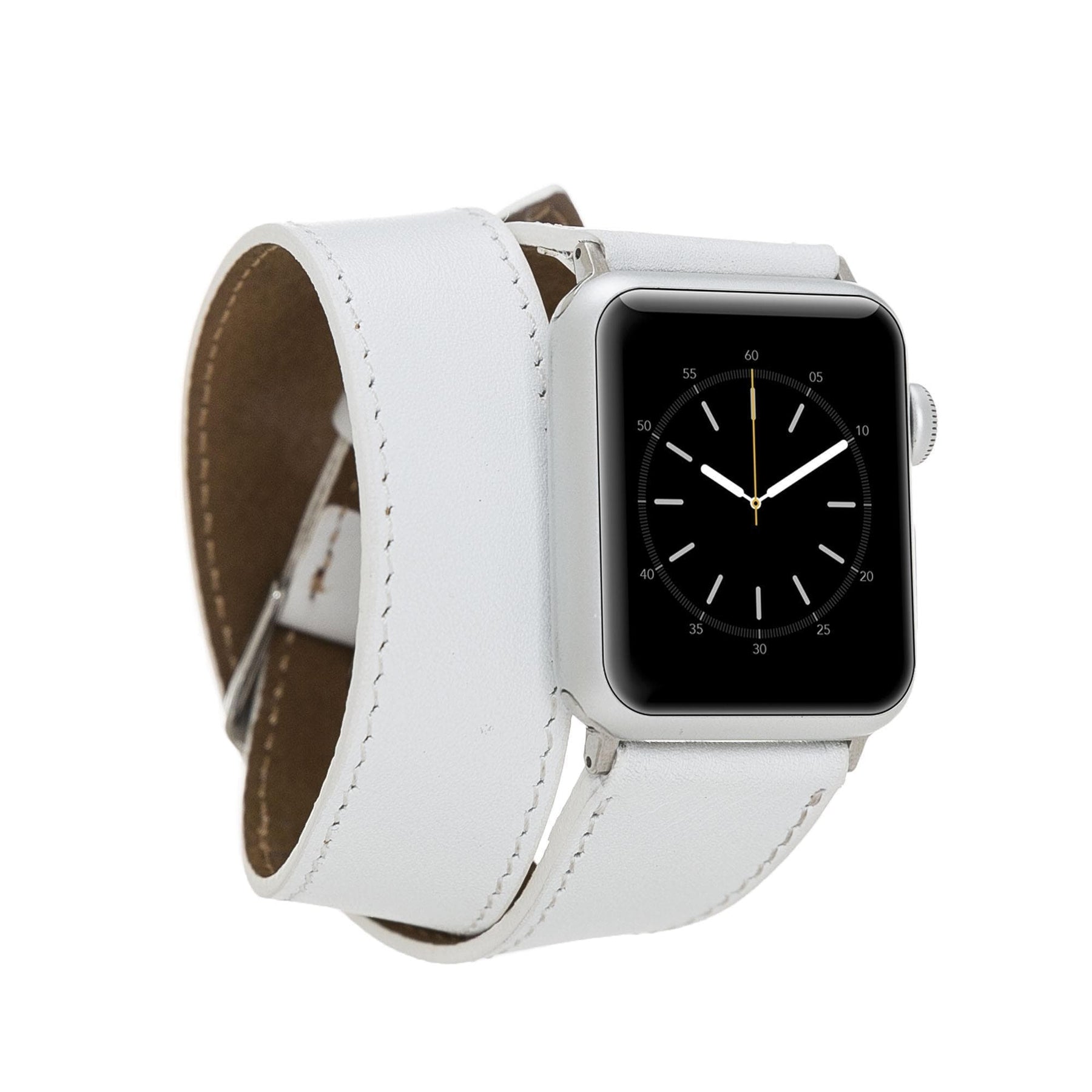 Apple Watch-bandje van echt leer in Double Tour-stijl - DT