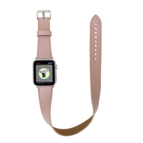Apple Watch-bandje van echt leer in Double Tour-stijl - DT