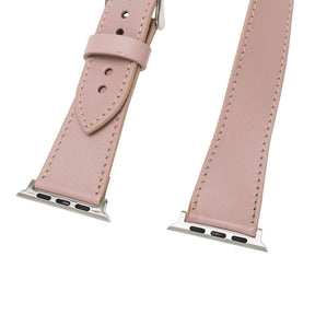 Apple Watch-bandje van echt leer in Double Tour-stijl - DT